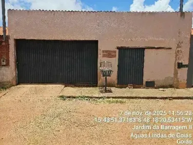 Casa com 2 Quartos à venda, 300m² no Jardim da Barragem VI, Águas Lindas de Goiás