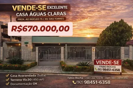 Casa com 3 Quartos à venda, 240m² no Novo Aleixo, Manaus