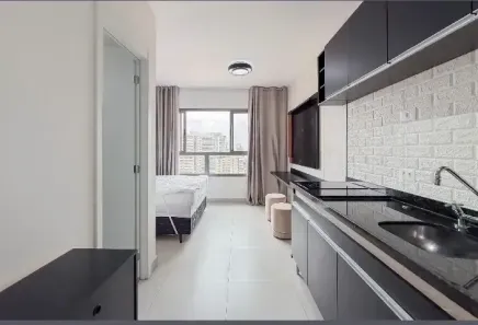 Apartamento com 1 Quarto para alugar, 20m² no Vila Firmiano Pinto, São Paulo
