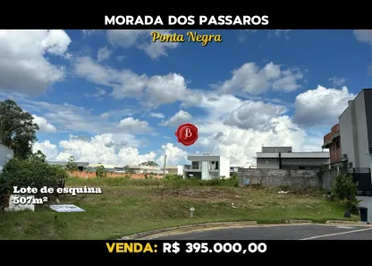 Lote/Terreno à venda, 507m² no Ponta Negra, Manaus