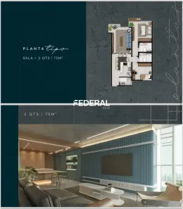 Apartamento com 2 Quartos à venda, 75m² no Boa Viagem, Recife