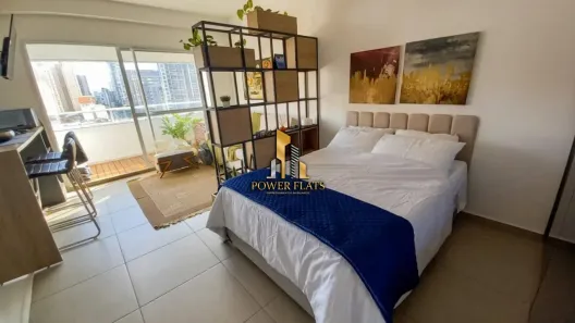 Flat com 1 Quarto para alugar, 37m² no Brooklin Paulista, São Paulo