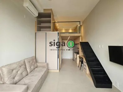 Apartamento com 1 Quarto para alugar, 24m² no Jardim das Acácias, São Paulo
