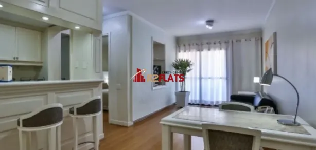 Flat com 1 Quarto para alugar, 45m² no Itaim Bibi, São Paulo