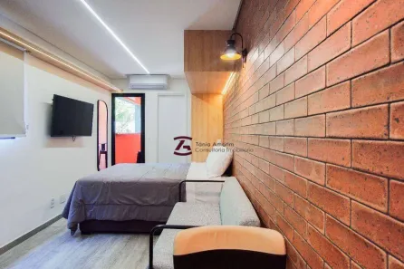 Apartamento com 1 Quarto para alugar, 24m² no Vila Buarque, São Paulo