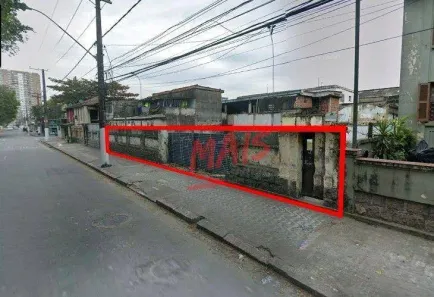 Lote/Terreno à venda, 371m² no Macuco, Santos