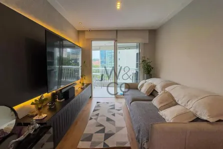 Apartamento com 2 Quartos para alugar, 75m² no Cidade Monções, São Paulo
