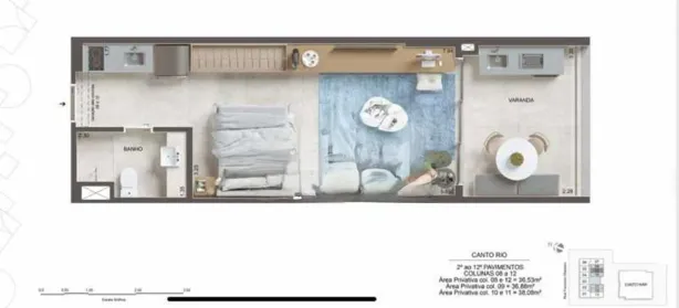 Apartamento com 1 Quarto à venda, 37m² no Bonsucesso, Rio de Janeiro