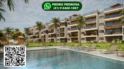 Apartamento com 1 Quarto à venda, 60m² no Porto de Galinhas, Ipojuca
