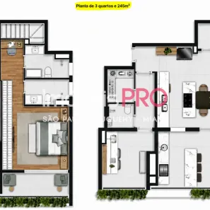 Cobertura com 3 Quartos à venda, 245m² no Sumarezinho, São Paulo