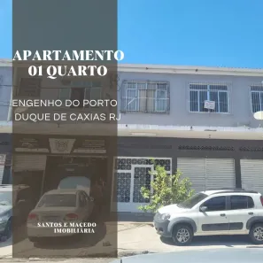 Apartamento com 1 Quarto para alugar, 30m² no Engenho do Porto, Duque de Caxias