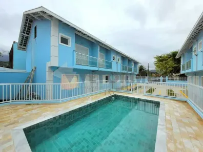 Casa de Condomínio com 2 Quartos à venda, 78m² no Massaguaçu, Caraguatatuba