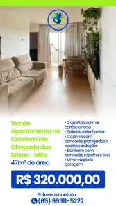 Apartamento com 2 Quartos à venda, 42m² no Ribeirão do Lipa, Cuiabá