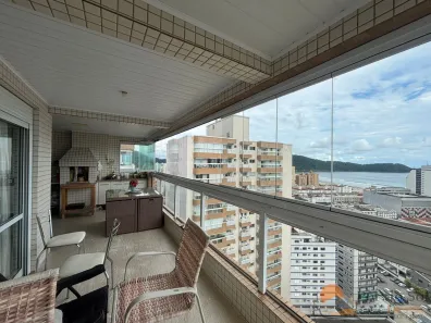 Apartamento com 3 Quartos à venda, 126m² no Boqueirão, Praia Grande