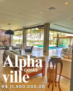 Casa de Condomínio com 4 Quartos à venda, 600m² no Loteamento Alphaville Residencial, Goiânia