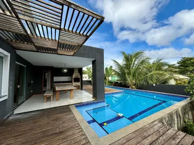 Casa de Condomínio com 5 Quartos para alugar, 310m² no Alphaville (Abrantes), Camaçari