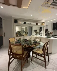 Apartamento com 3 Quartos para alugar, 124m² no Porto das Dunas, Aquiraz
