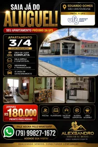 Apartamento com 3 Quartos à venda, 64m² no Eduardo Gomes, São Cristóvão