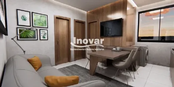 Apartamento com 2 Quartos à venda, 37m² no União, Belo Horizonte