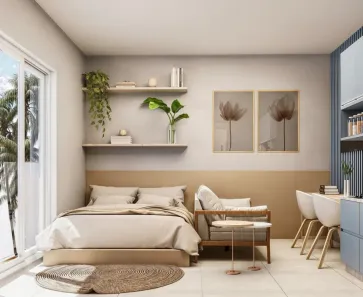 Flat com 1 Quarto à venda, 19m² no Merepe, Ipojuca