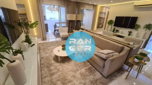 Apartamento com 3 Quartos para alugar, 93m² no Boqueirão, Santos
