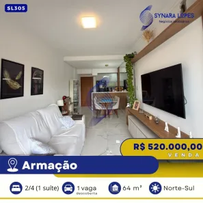 Apartamento com 2 Quartos à venda, 64m² no Jardim Armação, Salvador