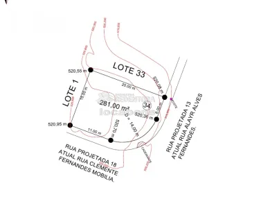 Lote/Terreno à venda, 281m² no Residencial Maria Júlia, São José do Rio Preto