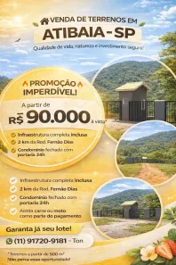 Lote/Terreno à venda, 500m² no Centro, Itatiba