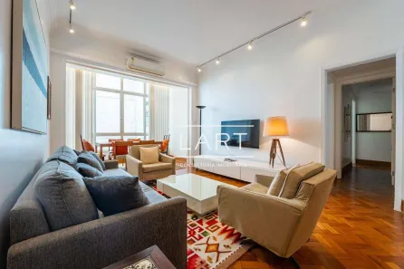 Apartamento com 3 Quartos para alugar, 117m² no Leblon, Rio de Janeiro