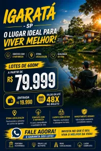 Lote/Terreno à venda, 600m² no Centro, Igaratá