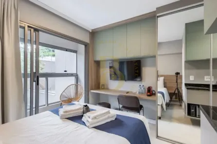 Kitnet com 1 Quarto à venda, 25m² no Indianópolis, São Paulo