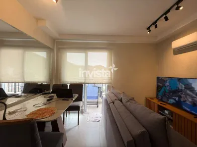 Apartamento com 1 Quarto para alugar, 52m² no Marapé, Santos
