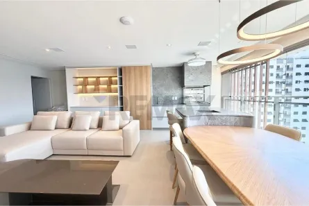 Apartamento com 3 Quartos para alugar, 154m² no Campo Belo, São Paulo