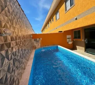 Casa de Condomínio com 2 Quartos à venda, 75m² no Balneario Gaivotas, Itanhaém