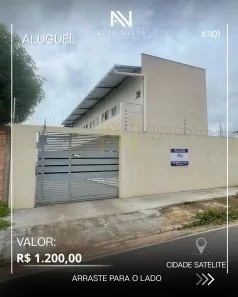 Apartamento com 1 Quarto para alugar, 40m² no Cidade Satélite, Boa Vista