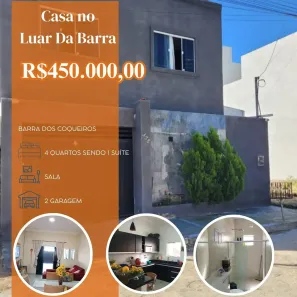 Casa com 4 Quartos à venda, 147m² no Luar da Barra, Barra dos Coqueiros