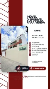 Apartamento com 2 Quartos à venda, 60m² no Torre, João Pessoa