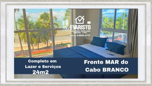 Apartamento com 1 Quarto à venda, 25m² no Cabo Branco, João Pessoa