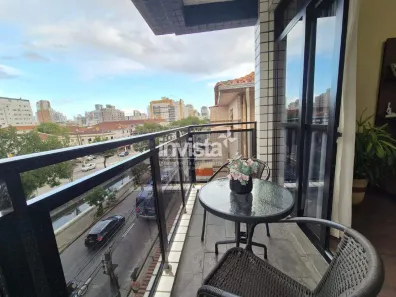 Apartamento com 3 Quartos à venda, 135m² no Pompéia, Santos
