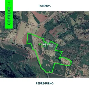 Fazenda/Sítio com 3 Quartos à venda, 580800m² no , Pedregulho