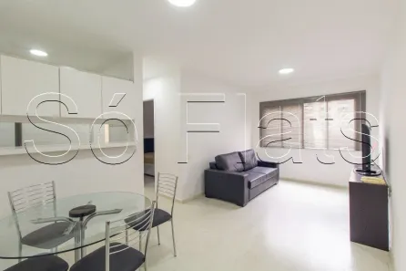 Flat com 1 Quarto para alugar, 42m² no Indianópolis, São Paulo