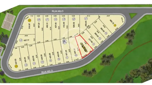 Lote/Terreno à venda, 432m² no Jardins Barcelona, Senador Canedo