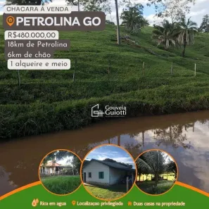 Fazenda/Sítio com 3 Quartos à venda, 72600m² no , Petrolina de Goiás