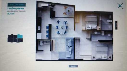 Apartamento com 2 Quartos à venda, 81m² no Setor Central, Goiânia