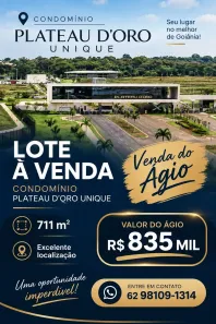 Lote/Terreno à venda, 711m² no Parque Cidade, Goiânia
