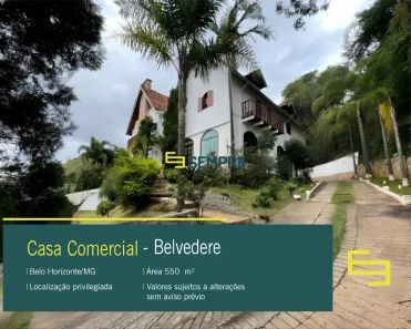 Imóvel Comercial para alugar, 550m² no Belvedere, Belo Horizonte