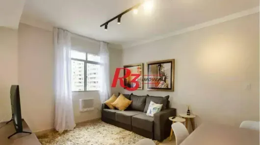 Apartamento com 2 Quartos para alugar, 78m² no Pompéia, Santos