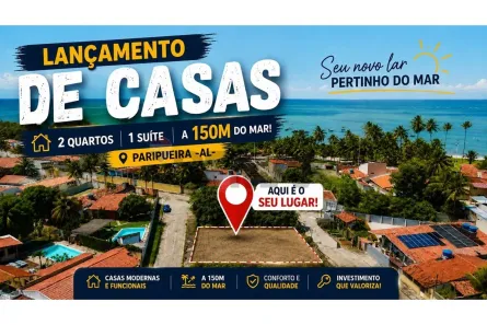 Casa com 2 Quartos à venda, 80m² no , Paripueira