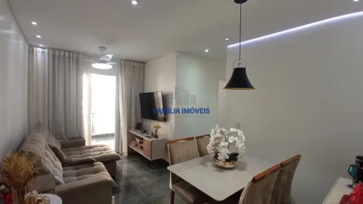 Apartamento com 3 Quartos à venda, 77m² no Areia Branca, Santos