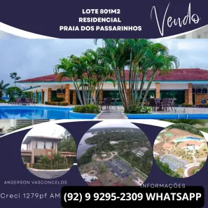Lote/Terreno à venda, 801m² no Tarumã, Manaus